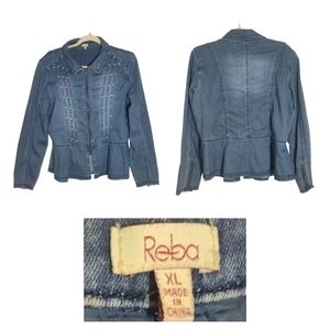 Reba Blue Denim Jacket